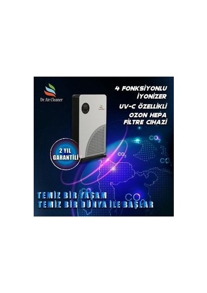 Rustik Ev Dr.air Cleaner Ozon ve Hava Temizleme Cihazı-Uvc Özellikli-4 Fonksiyonlu fiyatları