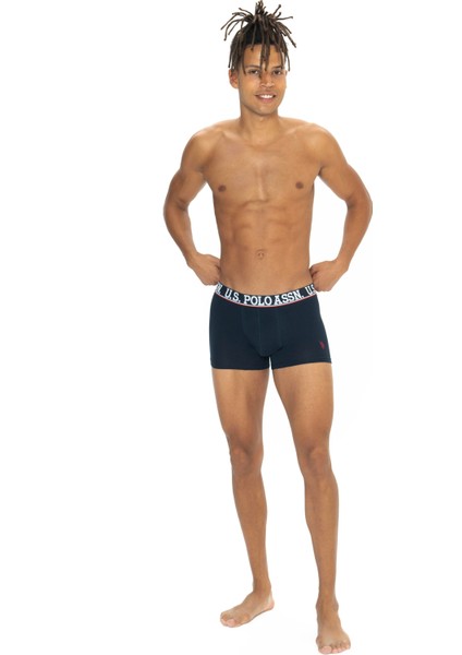 Erkek Bordo - Siyah - Antrasit Melanj 3 Lü Boxer modelleri