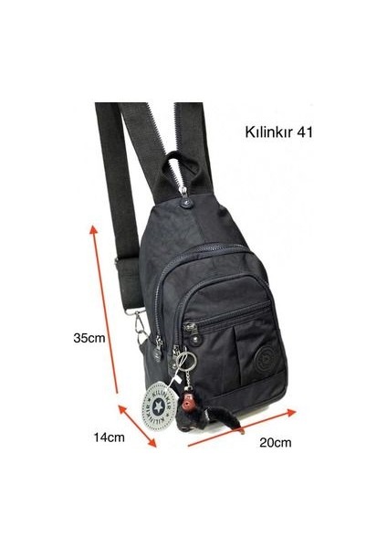 Su Geçirmez Krinkır Kumaştan Unisex Sırt Çantası