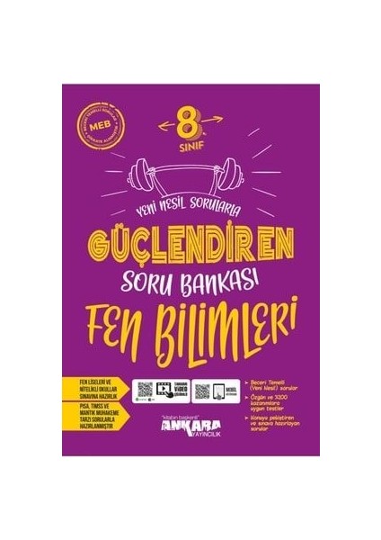 8. Sınıf Güçlendiren Fen Soru Bankası