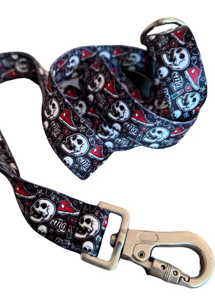 Köpekgezdirme Kayışı,skull Gezdirme Kayışı