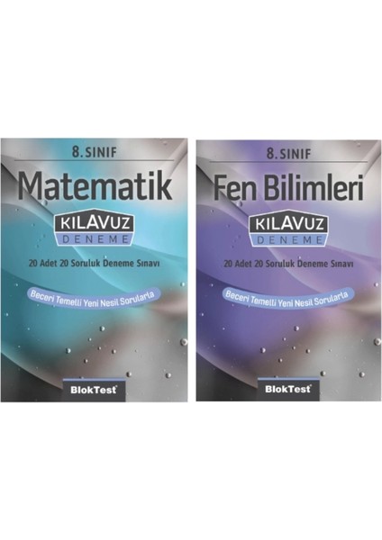 8.sınıf Lgs Matematik - Fen Bilimleri 20 Soruluk 20 Li Deneme