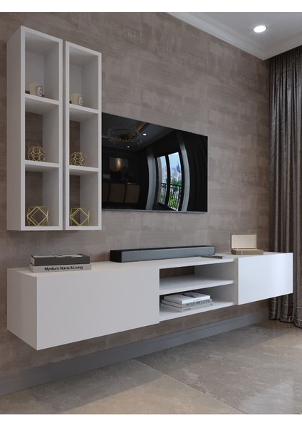 Festival Mdf Duvara Monte Tv Ünitesi MDF-Q13000-1