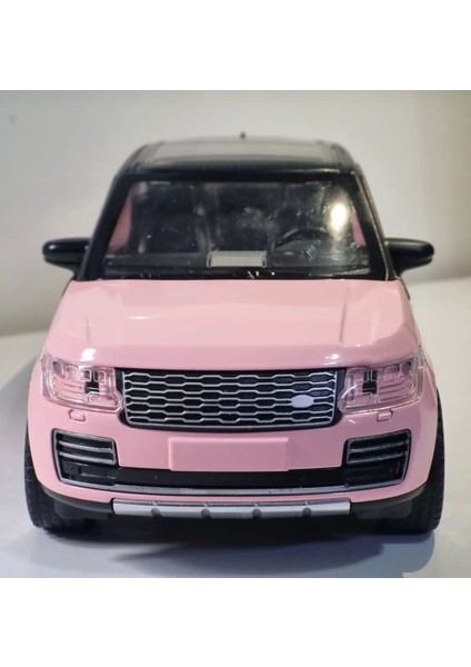 Pembe Renkli Range Rover Jeep Çek Bırak Metal Oyuncak Araba 20 cm fiyatları