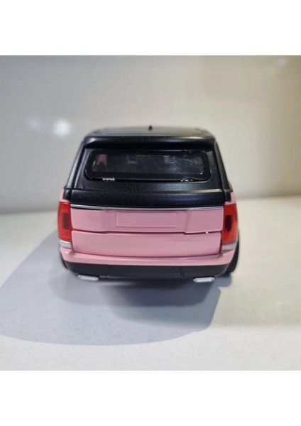 Pembe Renkli Range Rover Jeep Çek Bırak Metal Oyuncak Araba 20 cm fırsatları