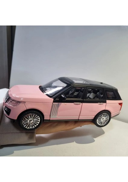 Pembe Renkli Range Rover Jeep Çek Bırak Metal Oyuncak Araba 20 cm indirimleri