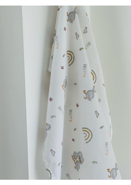 Pamuk Müslin Bebek Battaniyesi Müslın Örtü 80 x 90 Cm modelleri