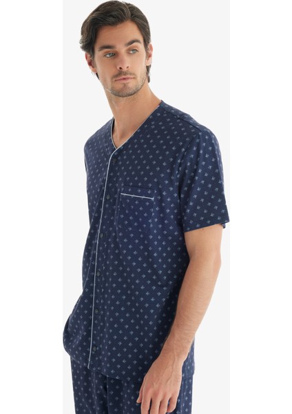 Erkek Pijama Takımı 40709 - Desenli
