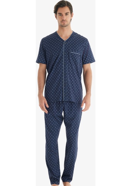 Erkek Pijama Takımı 40709 - Desenli modelleri