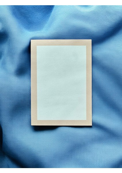 A6 Boyutunda Şık ve Kullanışlı Bloknot - Her Anınıza Eşlik Etmek Için! - Krem