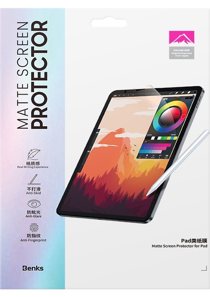 Apple iPad 11.nesil 2025 Premium Serisi Kağıt Hisli Paper-Like Ekran Koruyucu Şeffaf