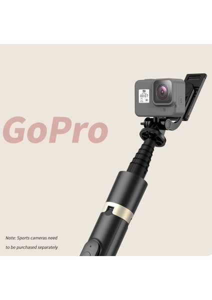 Uzaktan Kumandalı 153 cm Alüminyum Tripod ve Selfie Çubuğu Telefon, Kamera, Işık ve Gopro Uyumlu modelleri