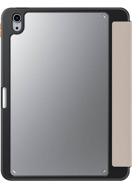 iPad Air 11 2025 M3 Kılıf Skinarma Kabartma Baskı 360 Tam Koruma Arkası Şeffaf Standlı Gamma Gold fiyatları