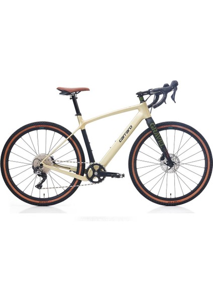 Gravel G6 Karbon 520H 27,5 Jant Mat Yeşil Siyah Haki Gravel Yol Bisikleti