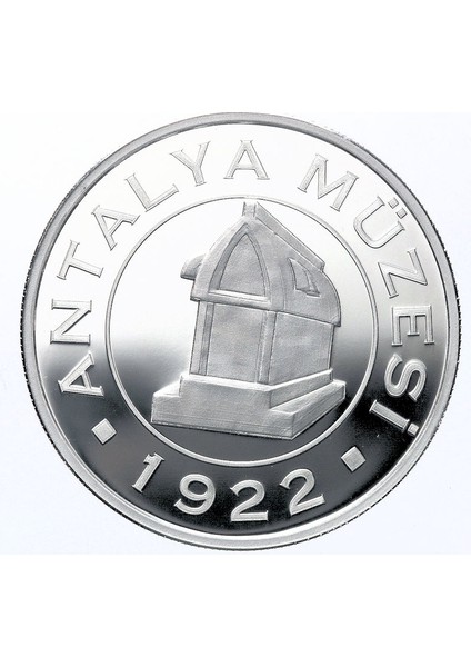 Antalya Müzesı 2022 Darphane Hatıra Gümüş Sertifikalı