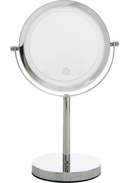 Boho Aydınlatmalı Büyüteçli Ayna 11,7X18X29,5