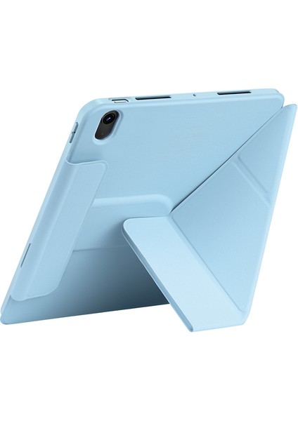 iPad Air 11 2025 M3 Kılıf Wiwu 360 Dönebilen Standlı Magnetik Koruyucu Tablet Kılıfı Açık Mavi indirimleri
