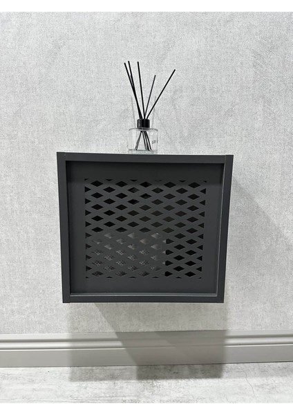 Modem Wifi Duvar Düzenleyici Modem Kutusu Elektrik Pano Çok Amaçlı Kutu Modem Antrasit Pano Baklava