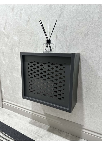 Modem Wifi Duvar Düzenleyici Modem Kutusu Elektrik Pano Çok Amaçlı Kutu Modem Antrasit Pano Baklava