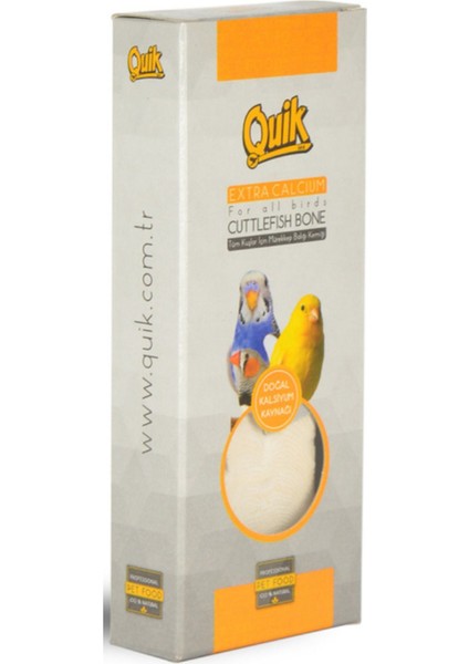 Mürekkep Balığı Kemiği Extra Kalsiyumlu Gaga Taşı 12x4cm [S] - 10 Adet