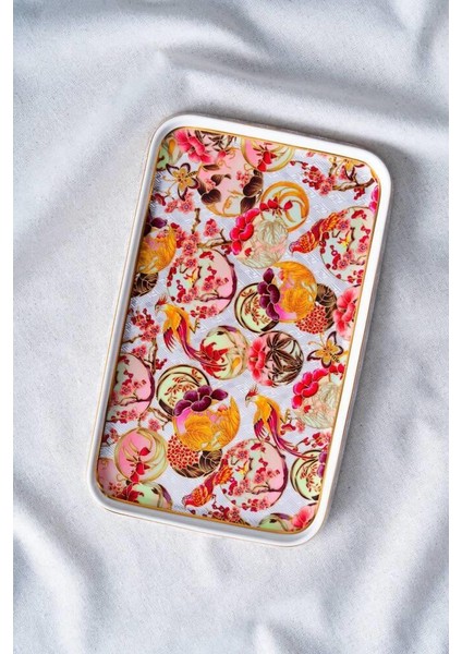 Dream Dikdörtgen Sunum Tabak Desen2 30 x 19 x 2 cm