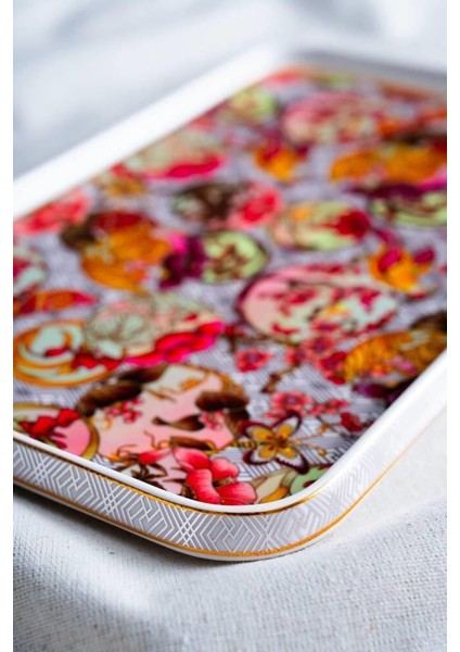 Dream Dikdörtgen Sunum Tabak Desen2 30 x 19 x 2 cm modelleri