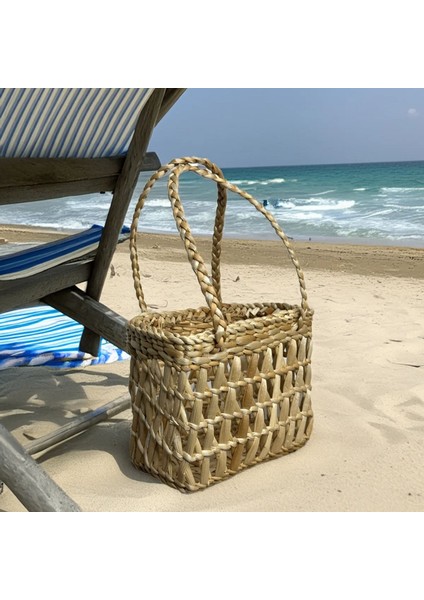 Özel Üretim El Yapımı Çok Amaçlı Dekoratif Hasır Çanta fırsatları