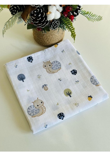 Ftbabycollection %100 Pamuk Müslin Bebek Battaniyesi Oeko-Tex Sertifikalı MÜSLIN ÖRTÜ 80X90 CM fiyatları