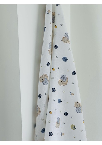 Ftbabycollection %100 Pamuk Müslin Bebek Battaniyesi Oeko-Tex Sertifikalı MÜSLIN ÖRTÜ 80X90 CM fırsatları