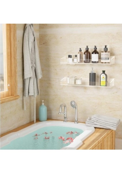 Şık ve Minimalist Tasarımlı Şeffaf Duvar Rafı indirimleri