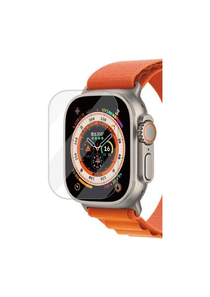Apple Watch Ultra 49MM Cam Ile Uyumlu Ekran Koruyucu
