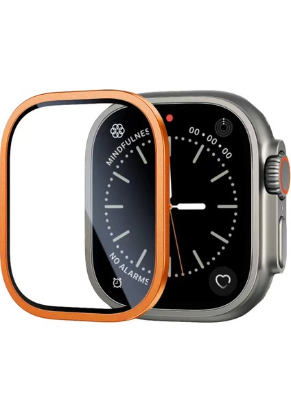 Apple Watch Ultra 49MM Metal Çerçeveli Ile Uyumlu Ekran Koruyucu Alm-01 fırsatları