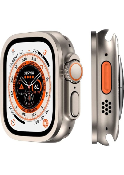 Apple Watch Ultra 49MM Metal Çerçeveli Ile Uyumlu Ekran Koruyucu Alm-01 indirimleri