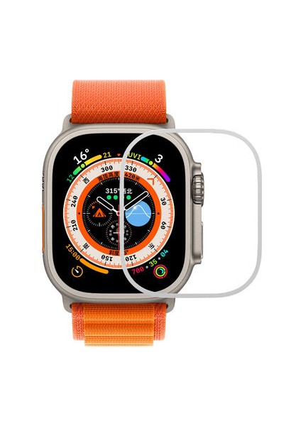 Apple Watch Ultra 49MM Metal Çerçeve Koruyucu