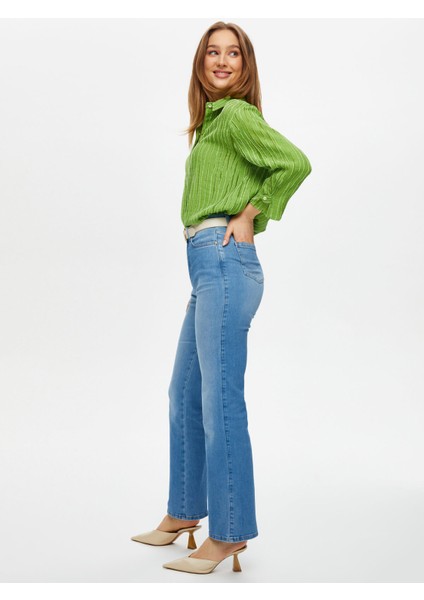 Flare Paça Jean Pantolon S25JPN014 modelleri