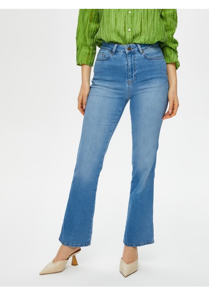 Flare Paça Jean Pantolon S25JPN014 fırsatları