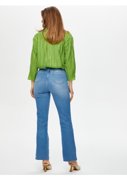 Flare Paça Jean Pantolon S25JPN014 indirimleri