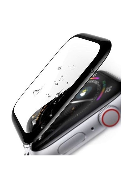 Apple Watch 42MM Için Ekran Koruyucu Ekranı Tam Kaplayan 3D Full Yapışkanlıdır