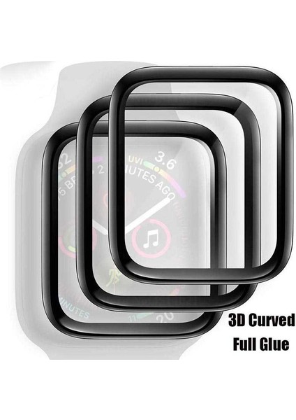 Apple Watch 38MM Ile Uyumlu Ekran Koruyucu 3D Full Yapışkanlı Ekranı Tam Kaplar modelleri
