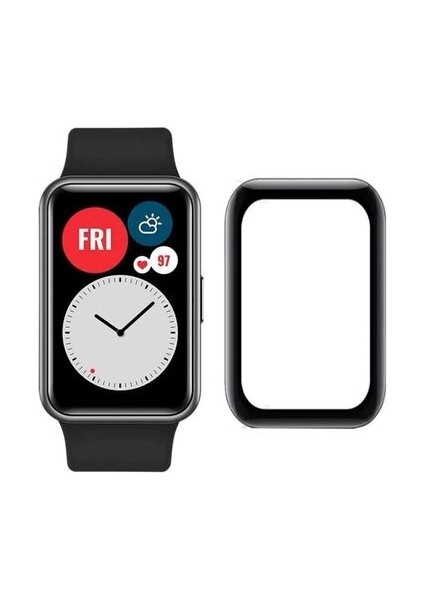Huawei Watch Fit 2 Pmma Pet Ekran Koruyucu Ultra İnce Yapılı