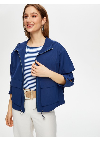 Astarsız Kapişonlu Comfort Fit Trençkot S25TNC012 fiyatları