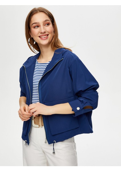 Astarsız Kapişonlu Comfort Fit Trençkot S25TNC012 modelleri