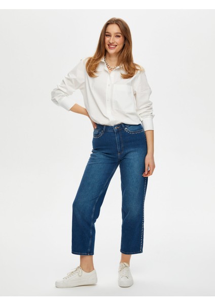 Trok Taş Detaylı Starıght Fit Jean Pantolon S25JPN006 fiyatları