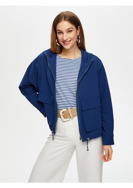 Astarsız Kapişonlu Comfort Fit Trençkot S25TNC012 indirimleri