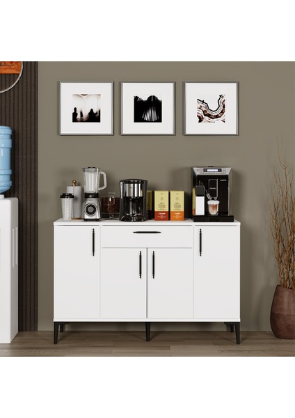 Violet Çekmeceli Dolap, Çok Amaçlı Dolap, Mutfak Dolabı, Konsol, Kahve Köşesi VLT01