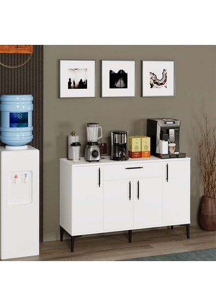 Violet Çekmeceli Dolap, Çok Amaçlı Dolap, Mutfak Dolabı, Konsol, Kahve Köşesi VLT01