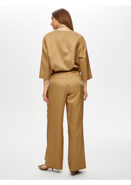 Straight Fit Viskon Pamuk Pantolon S25PNT017 indirimleri