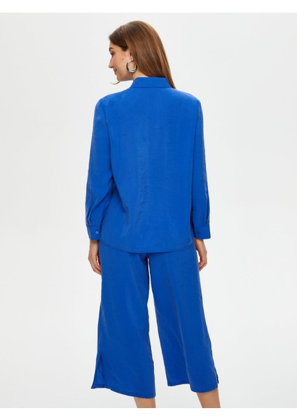 Zincir Şerit Detaylı Modallı Gömlek S25GML040 modelleri