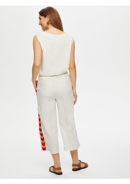 Yanları Renkli Nakuşlı Kendinden Dokulu Wideleg Caprı S25CPR005 fırsatları