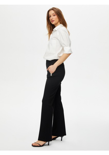 Flare Fit Örme Pantolon S25PNT040